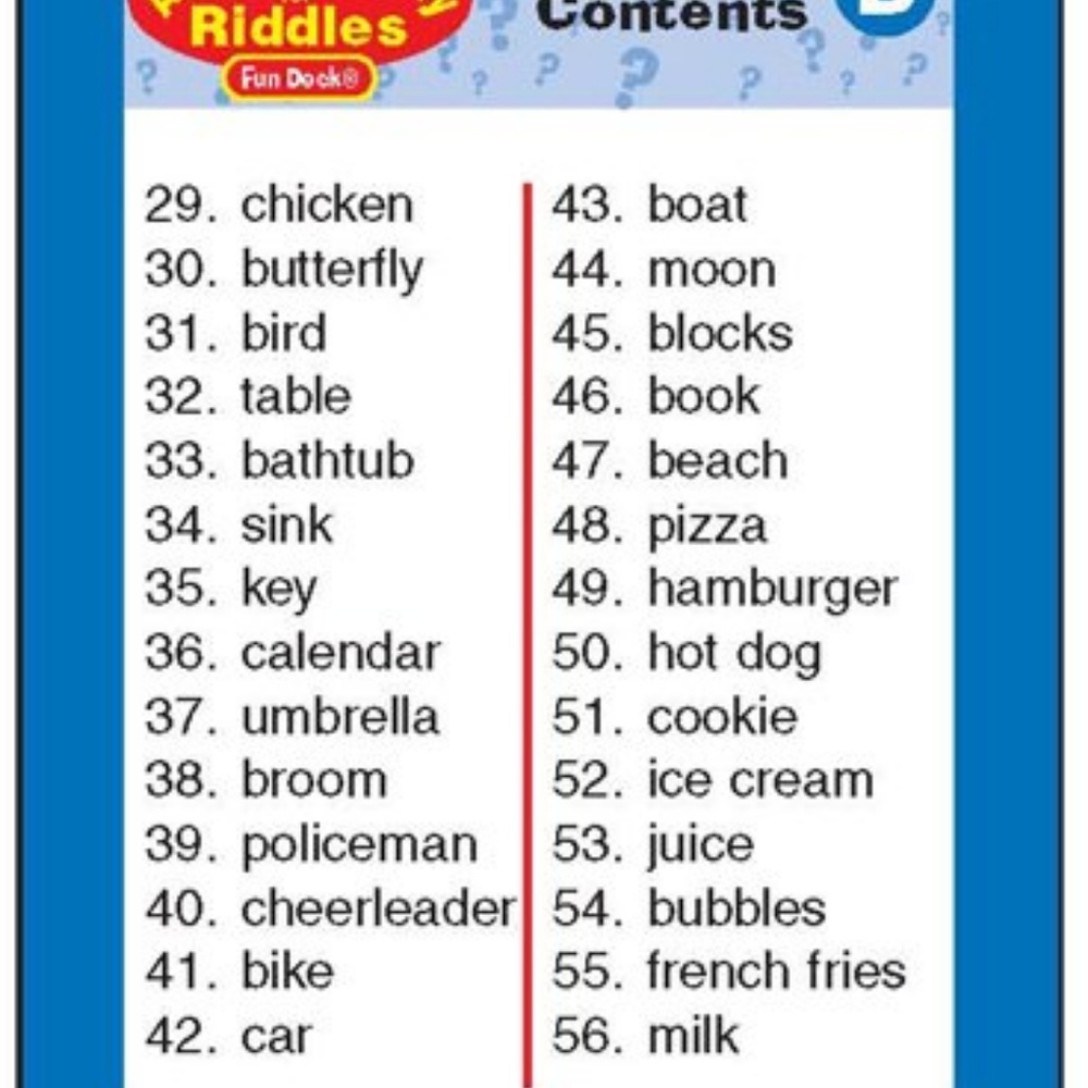 Auditory Memory for Riddles Fun Deck - Picture 4 of 6